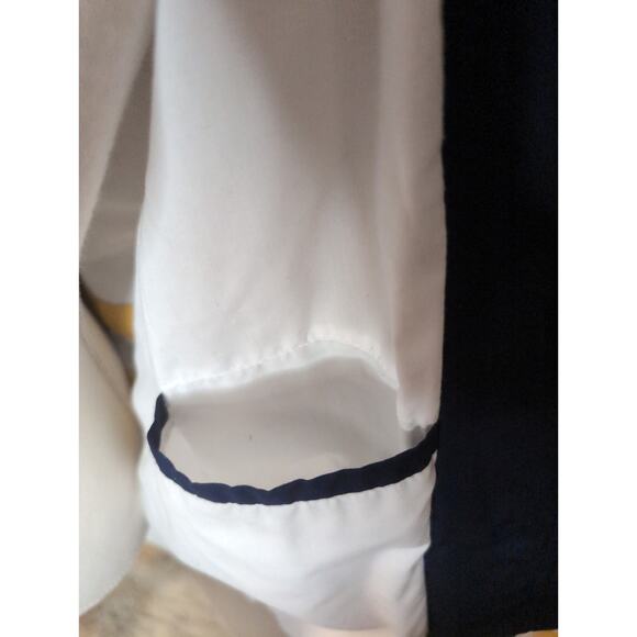 London Fog Vintage Colorblock sailor nautical rain jacket lg - Picture 13 of 13